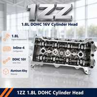 Nouvelle culasse en alliage d'aluminium 1ZZ-FE pour Celica Matrix 1.8L DOHC 16V avec arbres à cames