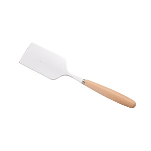 Spatule de mélange pour pâte d'argile de moxibustion, spatule en acier inoxydable avec manche en bois, outil de thérapie par compresse chaude aux herbes - Product Image 5