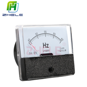 Ce phê duyệt 60*70 mét 45 55Hz 220V Analog Hz tần số Bảng điều chỉnh Meter - Product Image 3