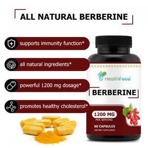 Capsules de Berbérine OEM ODM Marque Privée avec Berbérine HCI pour le Maintien du Bien-être Général et la Gestion de la Santé - Product Image 4