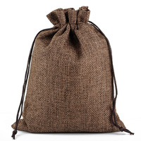 Sac à cordon en jute personnalisé, écologique, durable et recyclable