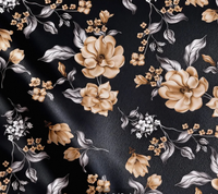 Tela de Poliéster 100% con Estampado Tejido a la Moda, Suave, Transpirable, de 150 cm de Ancho, Koshibo para Vestidos de Niñas