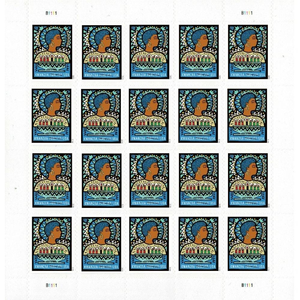 2022 Hanukkah 2022 PONY CAR US Forever Fostage Stamps Un foglio contiene 20 pezzi Uso commerciale e da collezione - Product Image 6