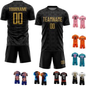เสื้อฟุตบอลแบบกำหนดเอง ปรับแต่งได้พร้อมชื่อทีมและหมายเลข สำหรับผู้ใหญ่ทุกเพศ ระบายเหงื่อได้ดี คอกลม ใช้ได้ทุกฤดู พิมพ์ลายแบบซับลิเมชั่น - Product Image 4