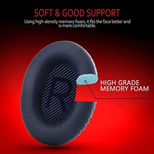 Couleur bleu nuit pour les écouteurs Bose, coussins d'oreille de remplacement avancés pour QC35/QC25/QC2/<span class=keywords><strong>QC15</strong></span>/Ae2i/Ae2w - Product Image 5