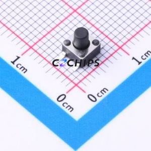 TSC015A05518A Tactile Switch SMD-4P,4.5x4.5mm Switch Round Button 1.8N Vertical Mount 4.5mm - Product Image 1