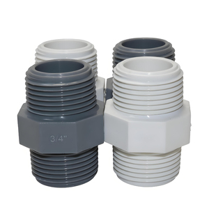 100 Buah Konektor Puting Plastik Sambungan Ulir Ganda Pria untuk Pipa Air Taman, Adaptor Tangki Akuarium, Sambungan Tabung - Product Image 3