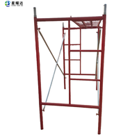 Andamios de Estructura en H Ligeros para Construcción, Andamios para Exteriores con Recubrimiento en Polvo, Sistema de Andamios de Estructura en H