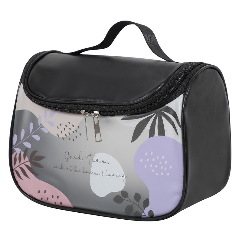 Black Frosted Wash Bag