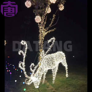 Customizable Multicolor Ip65 Outdoor 3d Led Reindeer Holiday <b>Lights</b> For Christmas New Year Weddings & <b>Parties</b> - Product Image 6