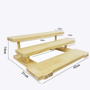 Support en bambou pour pots à épices en verre et salières - Product Image 6