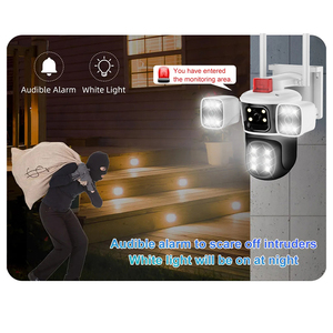 Wistino 6K 4 lens 10X Zoom güvenlik ekipmanları kamera wifi otomatik dönen hareket algılama güvenlik kamerası - Product Image 6