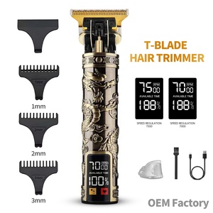 Tondeuse à barbe électrique pour homme, sans fil, rechargeable par USB, avec lame en acier inoxydable, pour usage domestique - Product Image 1