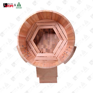 Vapasauna trực tiếp nhà sản xuất Bồn tắm massage bồn tắm <span class=keywords><strong>Spa</strong></span> Whirlpool tắm massage bằng gỗ bồn tắm vòi hoa sen tắm phòng tắm hơi tắm - Product Image 4