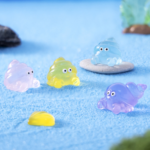 ของตกแต่งตู้ปลาเรซิ่นเรืองแสงในที่มืด รูปปูเสฉวน โอเชียนแจสเปอร์ สำหรับบำบัดรักษาและตกแต่งตู้ปลา ขนาดจิ๋ว สินค้าขายส่งมาแรงปี 2026 - Product Image 5