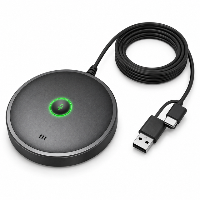Factory Price USB Wired Microphone Portable Noise Reduction Microfone Condenser Mic for Computer, Phone, Recording, Remote Work