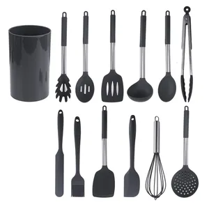 Wholesale 13 Piece Household Stainless Steel Kitchen Accessories And Silicone Kitchen Utensils Set