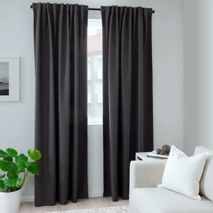 Elegante arte nera drappo ondulato completo oscurante tenda <span class=keywords><strong>per</strong></span> camera da letto <span class=keywords><strong>sala</strong></span> riunioni - Product Image 6