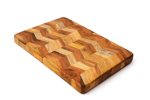 Tabla de cortar de madera de tamaño personalizado con mango, tablas de cortar de madera para verduras y frutas - Product Image 3