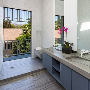 Customized Modern Wooden <strong>Corner</strong> Bathroom <strong>Mirror</strong> <strong>Cabinet</strong> - Product Image 5