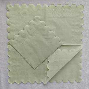 Serviettes de table personnalisées de couleur best-seller |   Serviettes de cocktail en forme d'éventail |   Fabricant source - Product Image 6