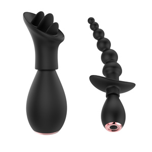 सर्वश्रेष्ठ विक्रेता 4 विनिमेय हेडगियर वाइब्रेटर रिचार्जेबल नरम सिलिकॉन गुदा g-स्पॉट उत्तेजना - Product Image 1