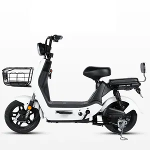 새로운 도착 전기 오토바이 전기 도시 자전거 400W 48V 성인 2 륜 전기 스쿠터 자전거 페달