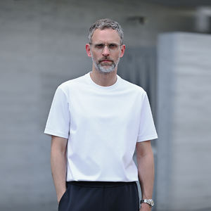 यूचेन 200 की मात्रा तरल अमोनिया से कपास उच्च घनत्व ठंडा डबल-पक्षीय मर्सराइज्ड टी-शर्ट पुरुषों के लिए ग्रीष्मकालीन शर्ट - Product Image 1