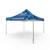 Tente de salon professionnelle extérieure imprimée avec logo, chapiteau d'exposition, auvent pliable rapide pour événements, tente publicitaire