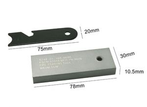 Kit de démarrage de feu au magnésium avec porte-clés, outil de survie d'urgence pour le camping, allume-feu étanche en ferrocerium - Product Image 2