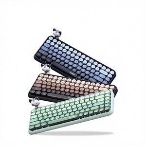 Tastiera 308I Rotonda con <span class=keywords><strong>84</strong></span> Tasti, Tastiera Wireless Retrò da Ufficio, Tastiera a Membrana Stile Macchina da Scrivere - Product Image 1