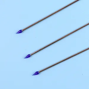 ステンレス鋼の糸くずの出ない70mmの接着剤ゲルの粘着性の粘着性の棒が付いている綿棒