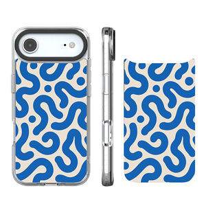 Luxe geribbelde patroon harde hoes in stijlvolle, schokbestendige uitvoering met PC-materiaal voor iPhone 17 16 15 14 Pro Max - Product Image 4