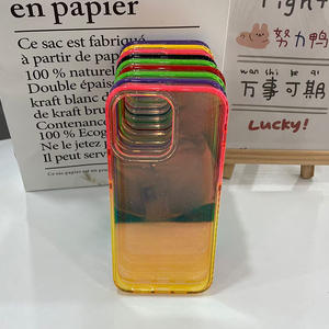 Coque <span class=keywords><strong>iPhone</strong></span> 15 Plus tendance à paillettes dégradées, légère, portable, anti-traces de doigts, résistante à l'usure, commande minimum de 300 pièces - Product Image 2