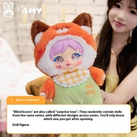 Bigsmartfish 400 PVC bocal à bonbons en peluche poupée aveugle unisexe jouet boîtes mystère 1/12 échelle emballage d'origine pour cadeaux