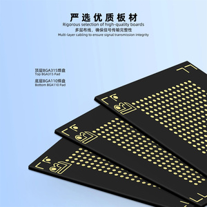 Scheda di conversione IParts Luban BGA315 a BGA110 Nand per parti di riparazione del disco rigido iPhone / <span class=keywords><strong>iPad</strong></span> / Mac - Product Image 6
