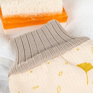 Gloway Gant de bain exfoliant 2 Spec. Gommage corporel <span class=keywords><strong>Hamma</strong></span> pour éliminer les peaux mortes Gant exfoliant double doublure Gant de kessa marocain - Product Image 3