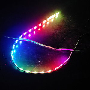 Bán Hot coolmoon máy tính 40cm argb dải ánh sáng 5v3pin chơi game PC phụ kiện mềm argb máy tính trường hợp LED Strip ánh sáng - Product Image 3