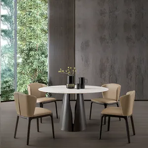 Finnavianart mobili nordico di nuovo Design per la casa in legno massello tavoli da pranzo rotondi e sedie