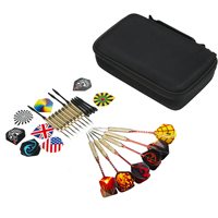 Étui de transport rigide personnalisé pour fléchettes, sac de rangement pour jeux de fléchettes, pour fléchettes en acier et en plastique