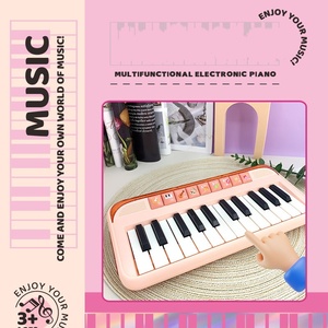 Clavier musical éducatif en plastique coloré avec lumières pour enfants - Vente en gros - Product Image 4