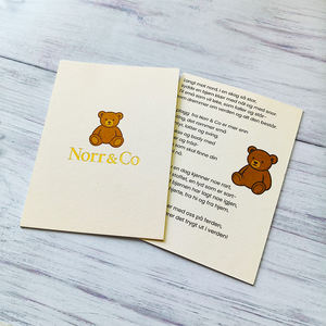 高品质双面胶印名片拱形箔冲压表示波纹双面纸板 - Product Image 6