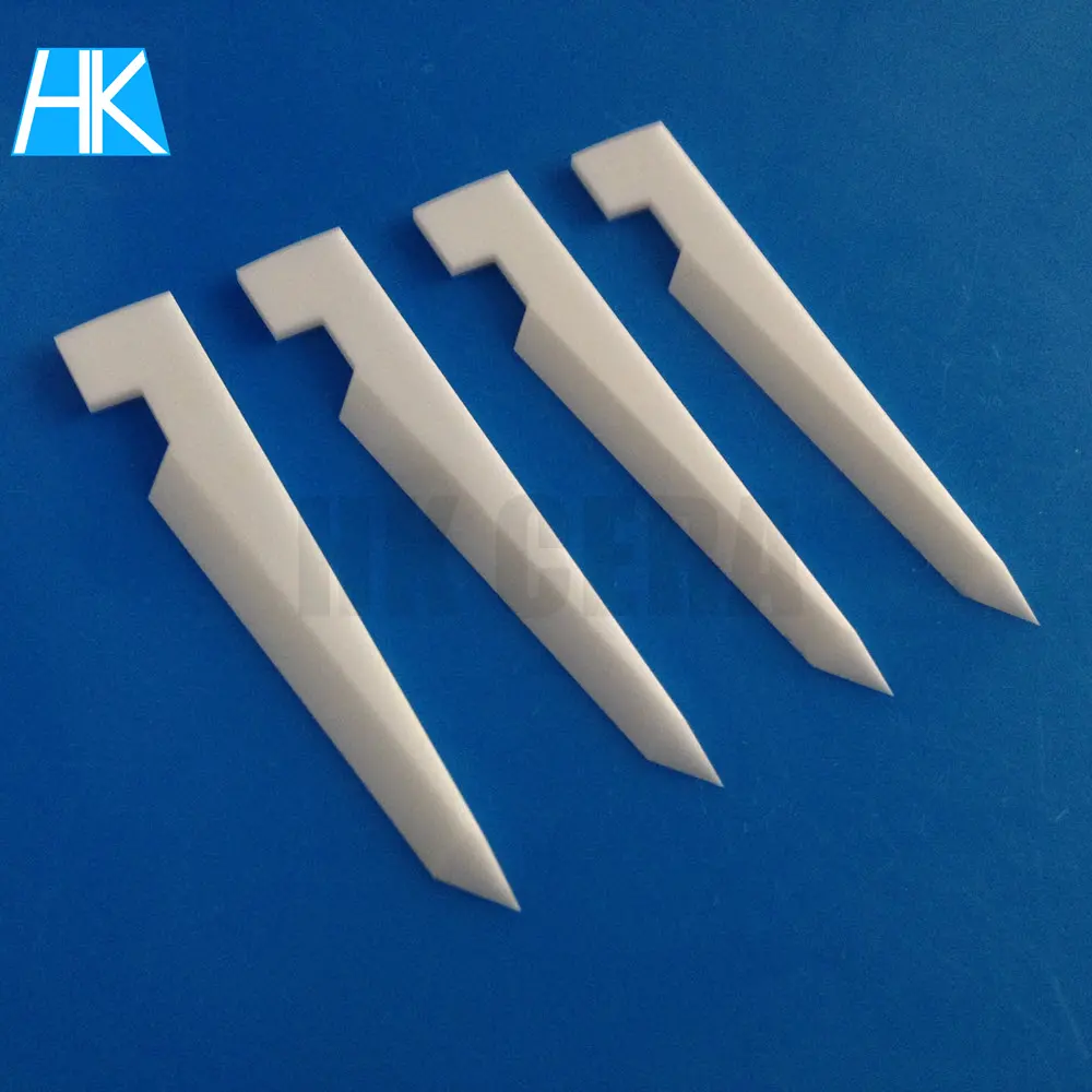 High Hardness Wear-resisting Y-TZP Yttria stabilized zirconia ceramic knife blade Cutter