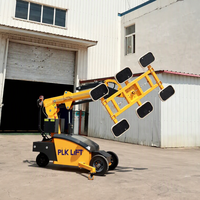 PLK LIFT - Lève-charge portable pour l'installation de panneaux sandwich - Capacité de charge de 800 kg - Force d'aspiration de 800 N - Rotation à 360° - Résistant aux produits chimiques
