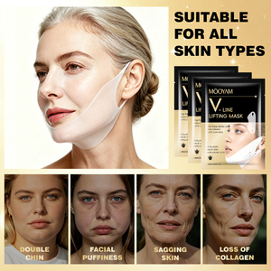 Mascarilla Facial Reafirmante V-Line de Marca Privada con Colágeno, Ácido Hialurónico y Aloe Vera 30ml, Mejora la flacidez facial - Product Image 3