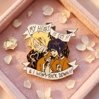 Badge en métal plaqué personnalisé, personnages d'anime, émail, plaqué or/argent, logo personnalisé, cadeau pour les fans, objet de collection de dessins animés