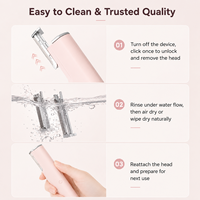 Outil de beauté pour le visage, rasoir électrique rechargeable, appareil de dermaplaning sonique, outil d'exfoliation de la peau, OEM ODM