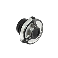 Tapa de Tanque de Combustible para Motocicleta CNC de Aluminio, Compatible con Sportster XL883 XL1200 48 Dyna FXDL FXDWG Softail Standard 1986-2022