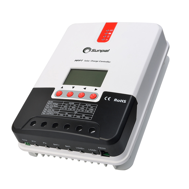 Sunpal 48Volt Charge Controller Solar Mppt 100 Amps 48V 10A 20A 30A Controlles Home