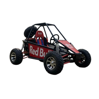 Go-Kart Todoterreno de Gasolina de 200cc, Vehículo Todoterreno de Cuatro Ruedas, Versión Monoplaza para Montaña y Selva